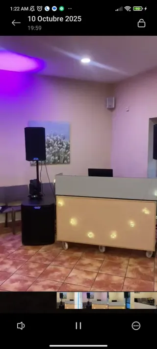 Alquiler altavoces y luces para eventos/fiestas