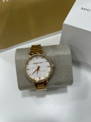 Reloj Michael Kors Dorado y Blanco