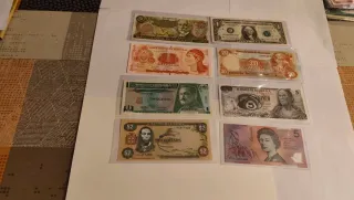8 Billetes de América del Norte