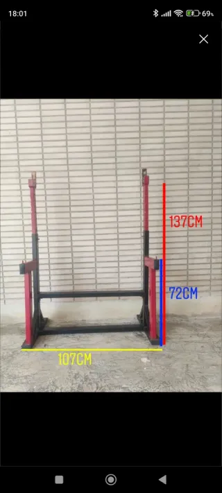 Estructura artesanal press banca