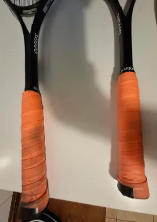 Set 2 raquetas squash con fundas OPFEEL