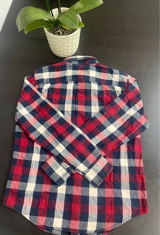 Camisa de cuadros hombre