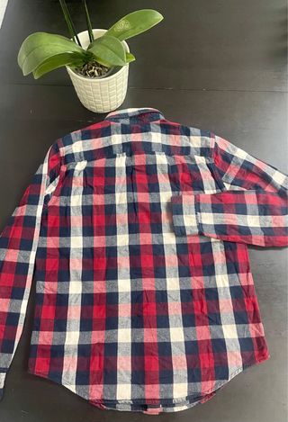 Camisa de cuadros hombre