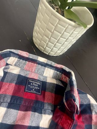 Camisa de cuadros hombre