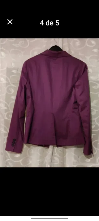 Americana morada mujer