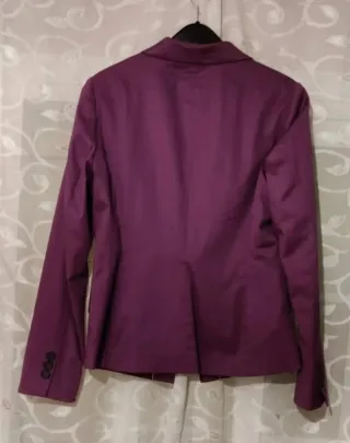 Americana morada mujer