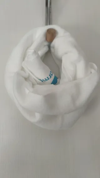 Pack 4 Bufandas Polar Blancas