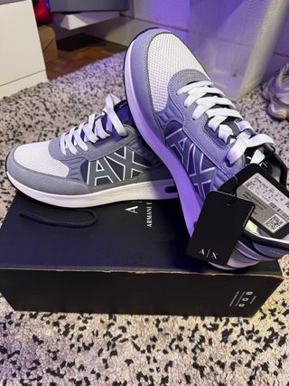 Zapatillas Armani Exchange Negras Nuevas