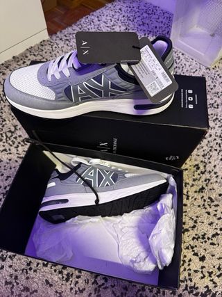 Zapatillas Armani Exchange Negras Nuevas