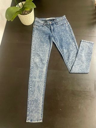 Jeans mujer efecto lavado