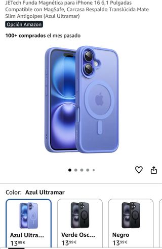 Funda Jetech para iPhone 16