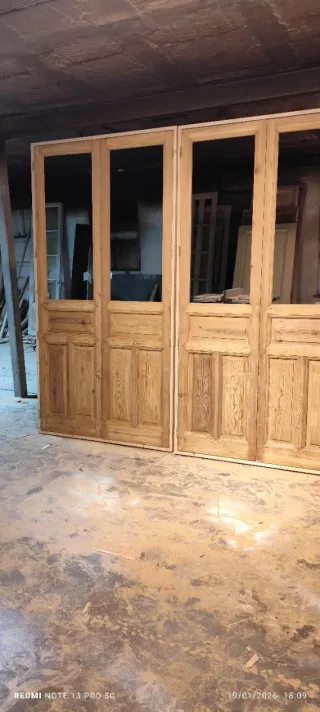 Puertas cristaleras frentes de armarios