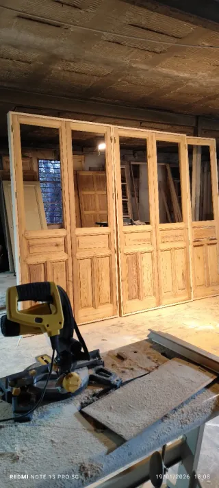 Puertas cristaleras frentes de armarios