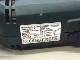 taladro electrico metabo sbe 650