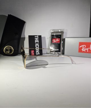 Occhiali Ray Ban Round Metal Oro Lenti Verdi