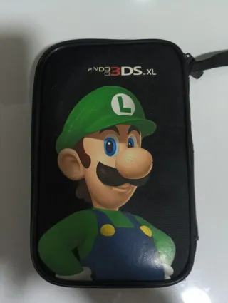 Nintendo 3DS XL Azul con funda y cargador