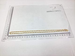 cadena oro 18k 25cm