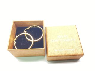 argollas oro 18k