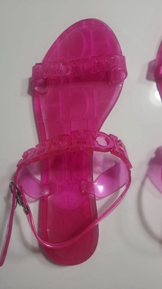 Sandalias Rosas Transparentes