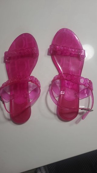 Sandalias Rosas Transparentes
