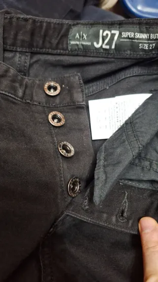 Pantalones Armani Exchange Mujer Negros