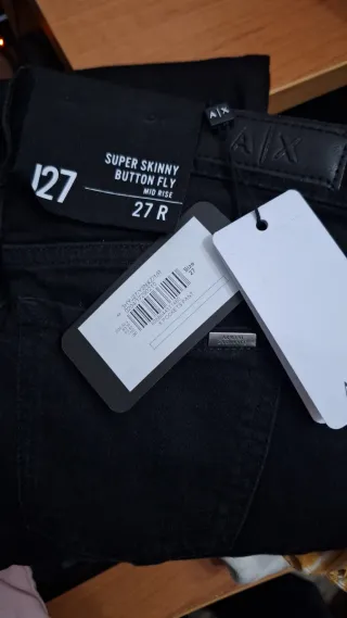 Pantalones Armani Exchange Mujer Negros