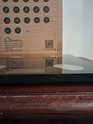 Báscula Inteligente Digital Negra