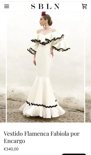 Vestido Flamenca Talla 60