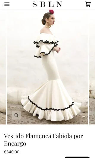 Vestido Flamenca Talla 60