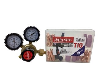 equipo soldadura gala gar smart 210 tig pulse+manorreductores 36500001+kit tig lens sr17/sr26+antorcha tig 5xt-26 35-50mm