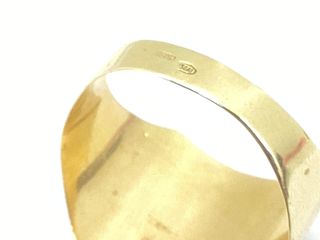 anillo oro 18k con piedra con rubi