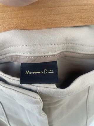 Pantalones beige Massimo Dutti