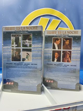 Dos cintas VHS, SUAVE ES LA NOCHE, BBC video