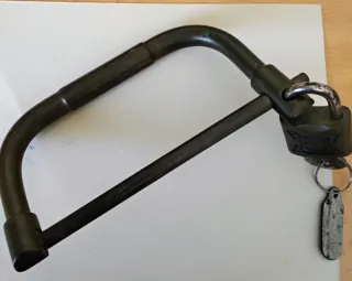 Asa y candado antiguo petate