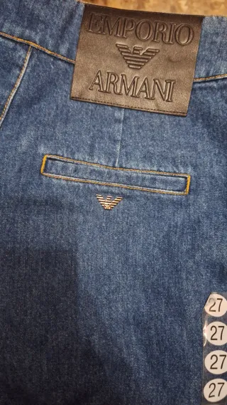 Pantalón vaquero Emporio Armani mujer azul W27