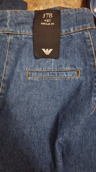 Pantalón vaquero Emporio Armani mujer azul W27