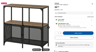 Estantería FJÄLLBO IKEA Estilo Industrial