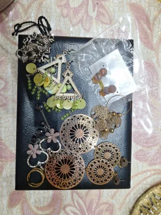 Set Accessori Vintage Collana Orecchini Anello