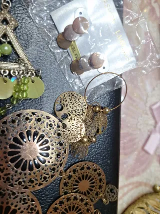 Set Accessori Vintage Collana Orecchini Anello