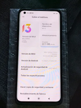 Móvil Xiaomi mi 10 Libre