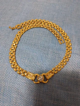 Collana vintage con strass