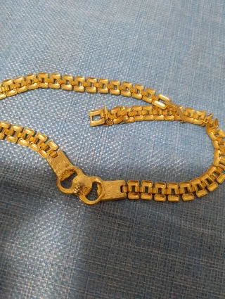 Collana vintage con strass