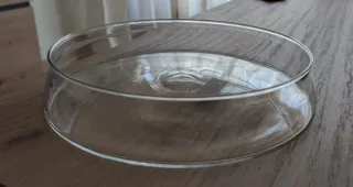 Bol/maceta decorativo de cristal