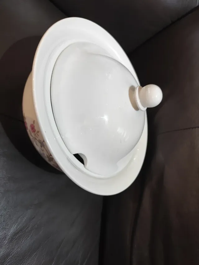 Sopera porcelana Pontesa floral