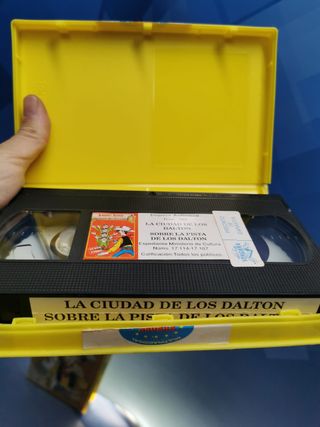VHS, 2 cintas de videoclub LUCKY LUKE