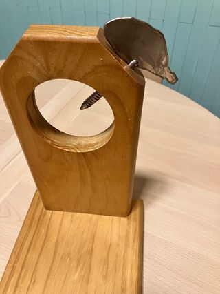 Soporte Jamonero Madera y Metal