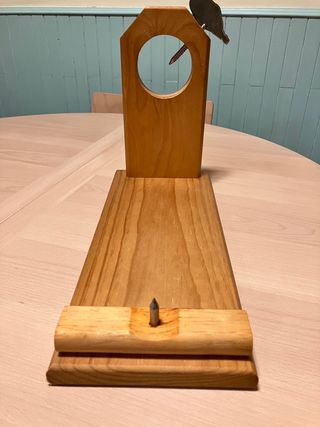 Soporte Jamonero Madera y Metal