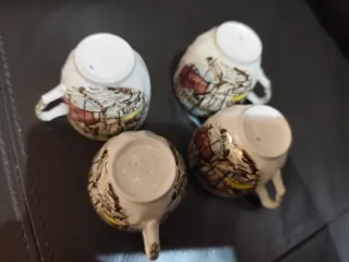 4 Tazas Johnson Bros England Escena Invierno