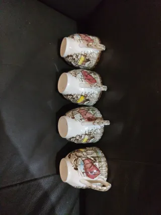 4 Tazas Johnson Bros England Escena Invierno