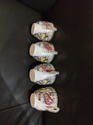 4 Tazas Johnson Bros England Escena Invierno